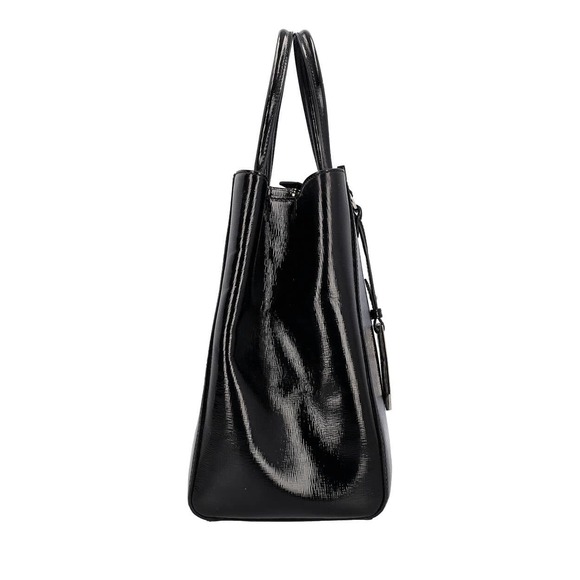 FENDI Patent Medium 2 Jours Elite Tote Black - Picture 5 of 8